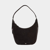 LIV VELVET Hobo Bag M braun