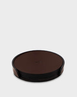 Home&Living Glasuntersetzer im Halter (6 Stück) braun