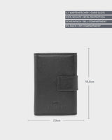 Slim Wallet Braun Büffel x Gentlemens mit Reißverschluss