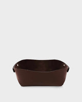 Home&Living Lederschale M braun