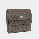 STELLA Geldbörse 5CS olive/ pink