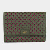 STELLA Geldbörse M 15CS olive/ pink