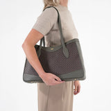 STELLA Shopper L olive/ pink