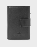Slim Wallet Braun Büffel x Gentlemens mit Druckknopf