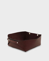 Home&Living Lederschale S braun