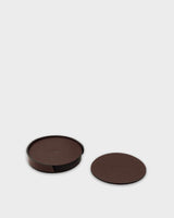 Home&Living Glasuntersetzer im Halter (6 Stück) braun