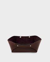 Home&Living Lederschale M braun