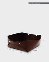 Home&Living Lederschale M braun