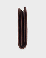 YAK Geldbörse 4+3CS dunkelbraun