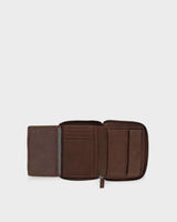 YAK RV-Geldbörse 8CS dunkelbraun
