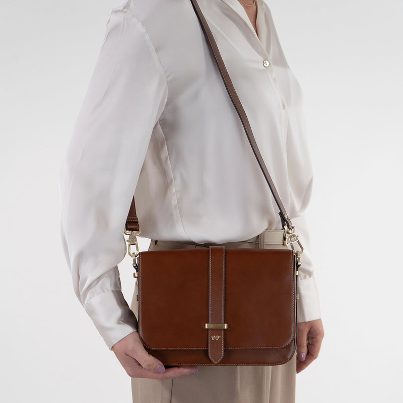 ALICE Umhängetasche cognac