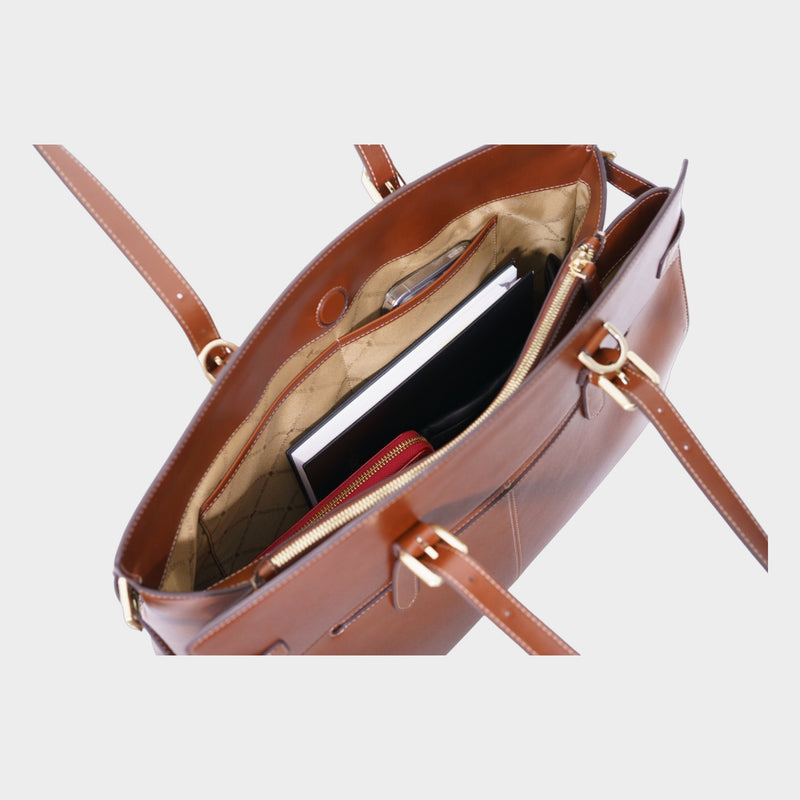 ALICE Businesstasche cognac