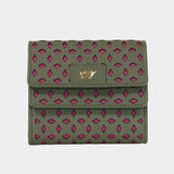 STELLA Geldbörse 5CS olive/ pink