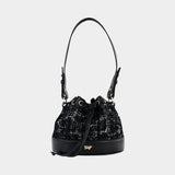 PAULINE Bucket Bag XS schwarz