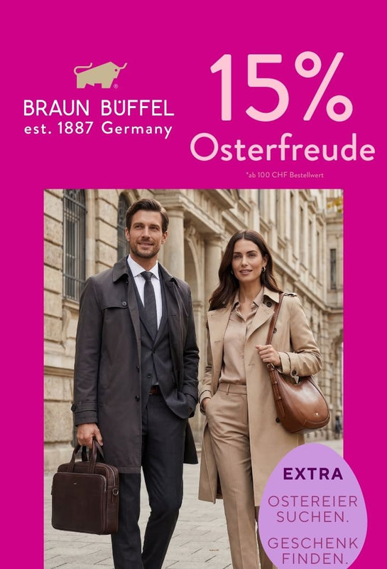 Banner Mobile Osteraktion 2026 - 15% ab 100CHF Bestellwert