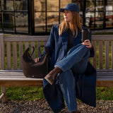 LIV VELVET Hobo Bag M braun