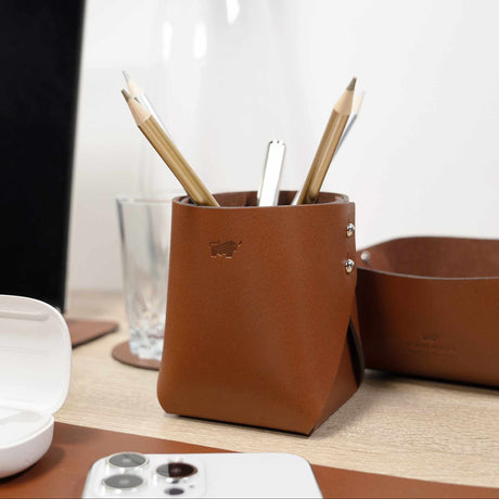 Home&Living Stiftehalter cognac